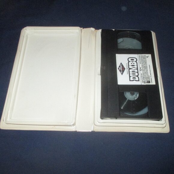 Dumbo VHS Walt Disney, Black Diamond Pink Spine, Original Vintage Clamshell Case - Picture 5 of 6